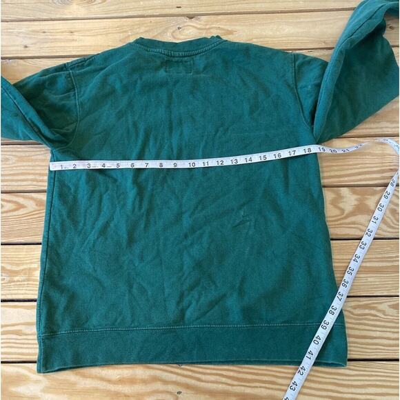 Quiet life Heavy Weight Crew Neck Sweatshirt Size Small Women’s Green Pullover - Picture 6 of 7